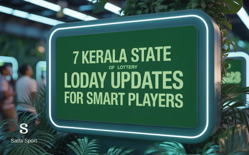 kerala state lottery today